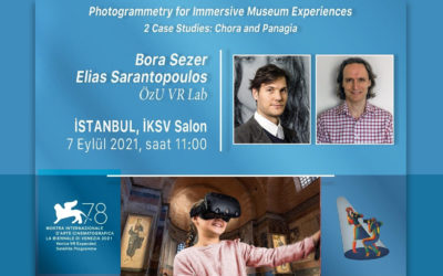 Sezer & Sarantopoulos gave a presentation  at the Venice VR Expanded Istanbul 2021 satellite program