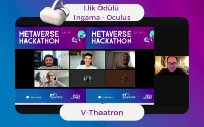 OzU VR Lab Researcher Ali Leylekoğlu’s team VTheatron wins first place at the Metaverse Hackathon organized by GameFed