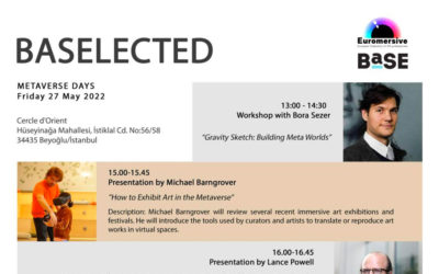 Workshop: Building Meta Worlds via Gravity Sketch with Bora Sezer at BaseSelect Metaverse days