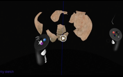 A Case Study: the usage of Virtual Reality for the virtual restoration of archaeological pottery sherds.